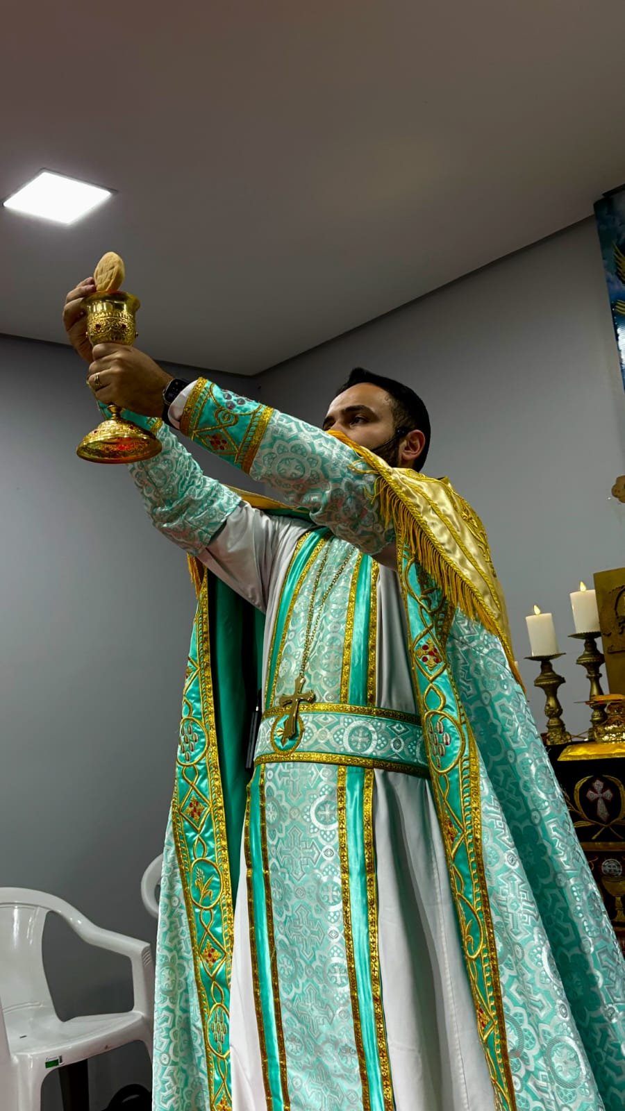 Padre Caio Queiroz preside Santa Missa marcada por fé, reflexão e emoção em Canaã dos Carajás
